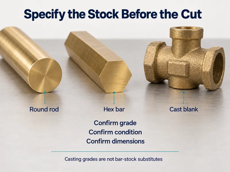 Lead-Free Brass stock form