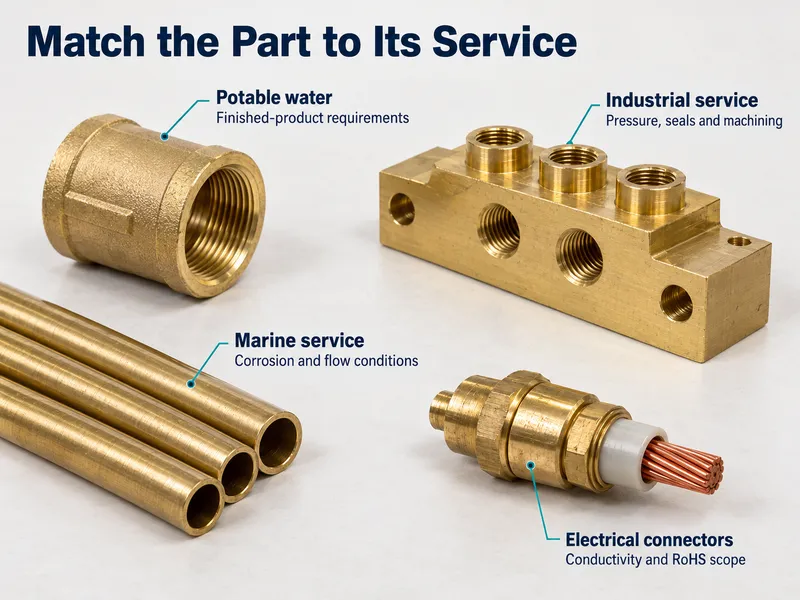 Leaded vs Lead-Free Brass-applications