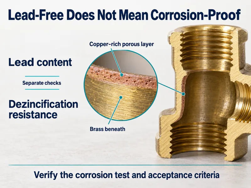 Leaded vs Lead-Free Brass-corrosion